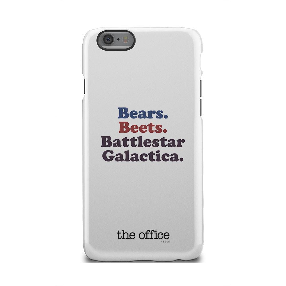 The Office Bears. Beets. Battlestar Galactica iPhone Tough Phone Case