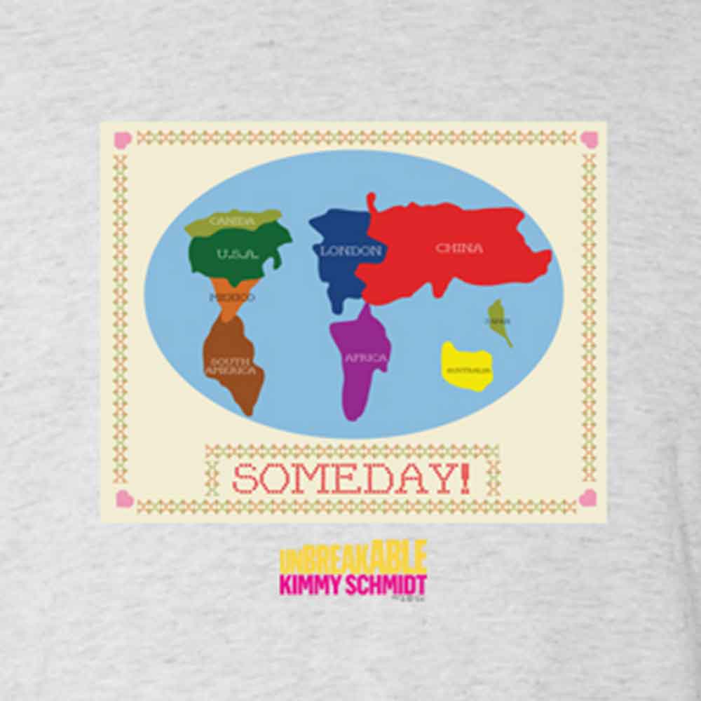 Unbreakable Kimmy Schmidt Someday Cross Stitch Men's Tri-Blend Short Sleeve T-Shirt