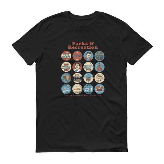 Parks and Recreation Quote Mash-Up Short Sleeve T-Shirt-4