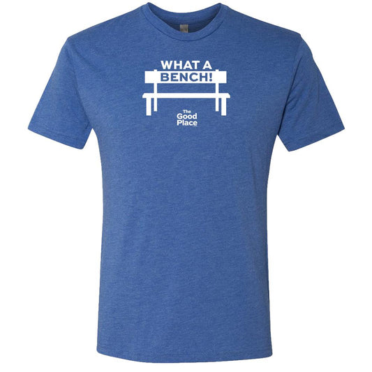 The Good Place What a Bench Men's Tri-Blend Short Sleeve T-Shirt