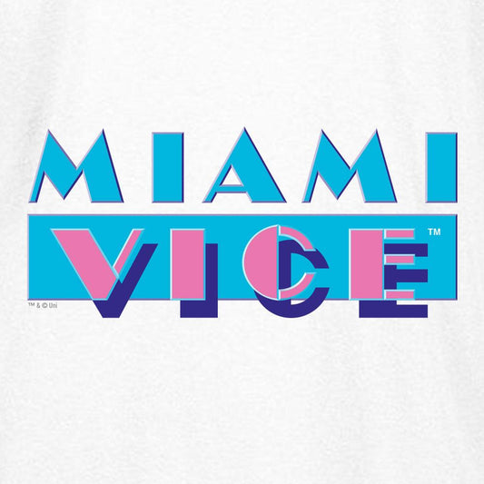 Miami Vice Logo Long Sleeve T-Shirt-1