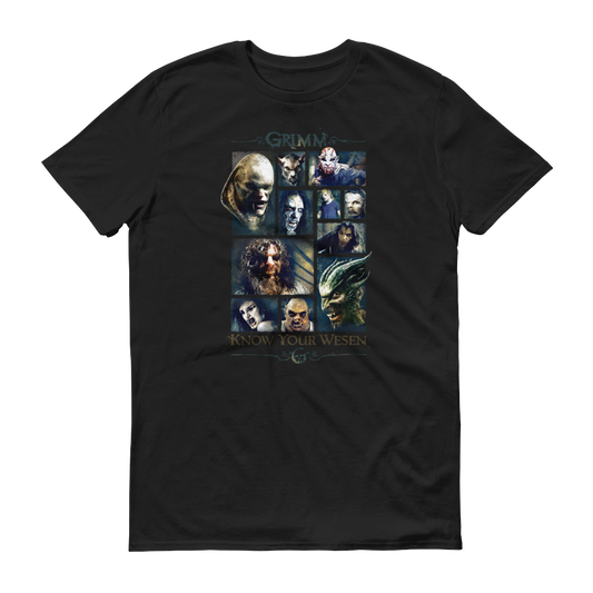Grimm Know Your Wesen Men's Short Sleeve T-Shirt