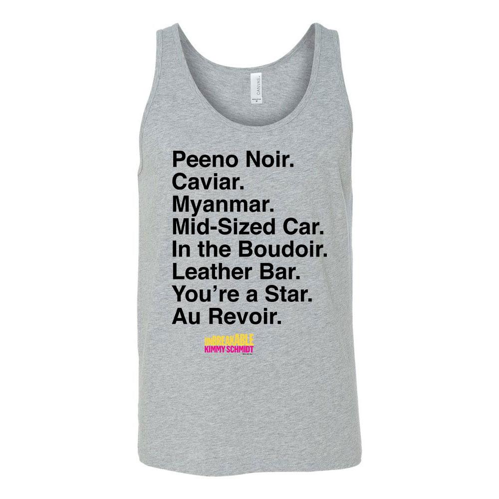 Unbreakable Kimmy Schmidt Titus Peeno Noir Tank Top