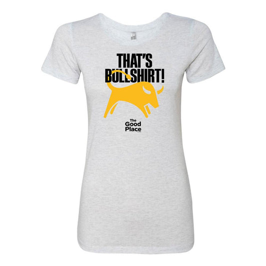 The Good Place That's Bullshirt Women's Tri-Blend T-Shirt-2