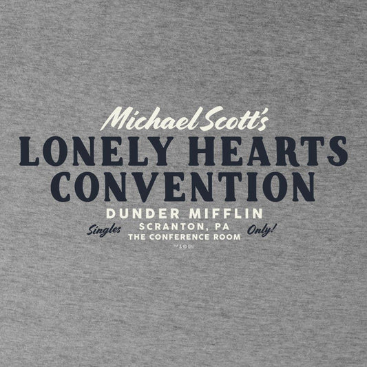 The Office Michael Scott Lonely Hearts Convention Women's Tri-Blend Dolman T-Shirt-1