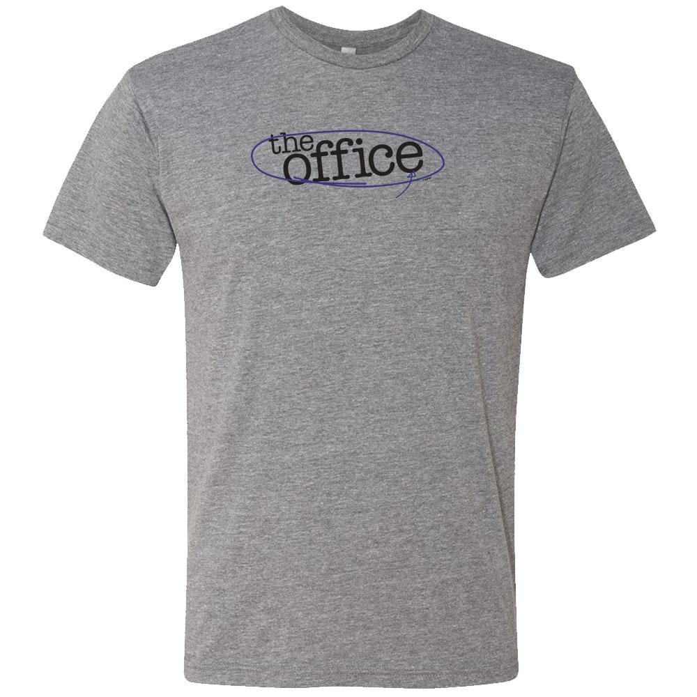 The Office Circled Logo Men's Tri-Blend Short Sleeve T-Shirt