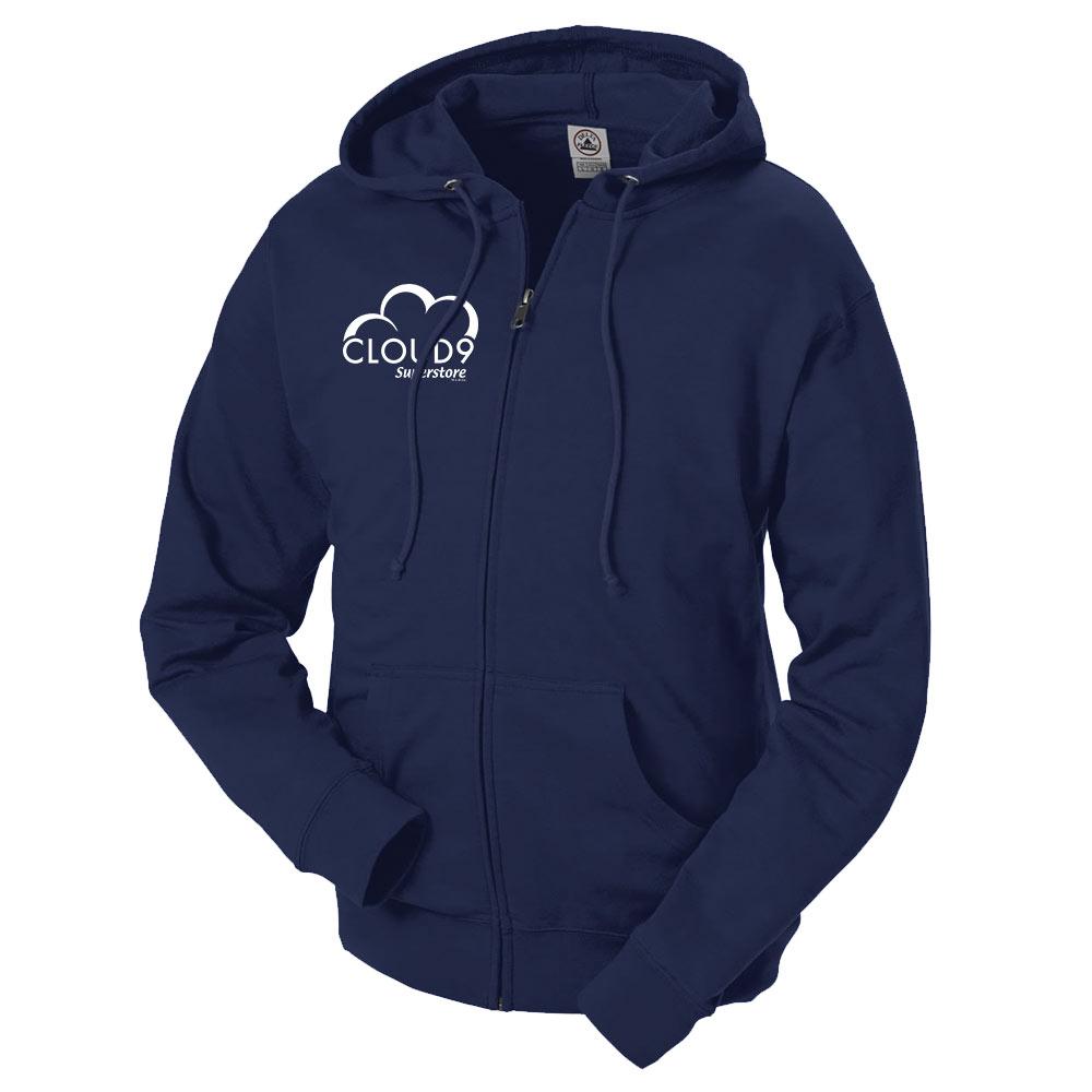 Superstore Cloud 9 Adult Fleece Zip Hooded Sweatshirt