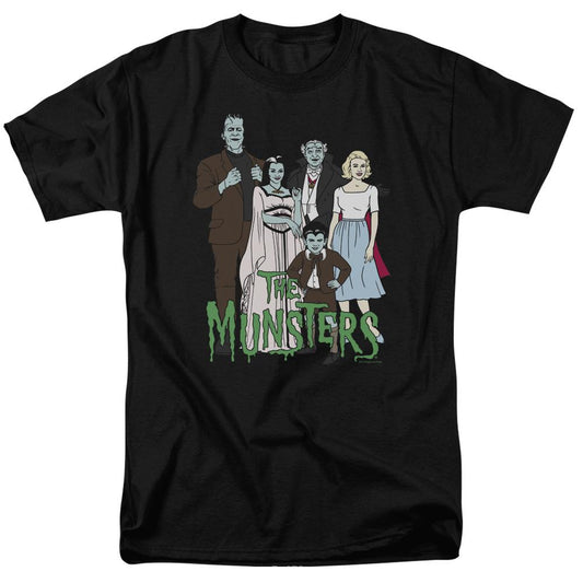 The Munsters The Family Men's Short Sleeve T-Shirt-0