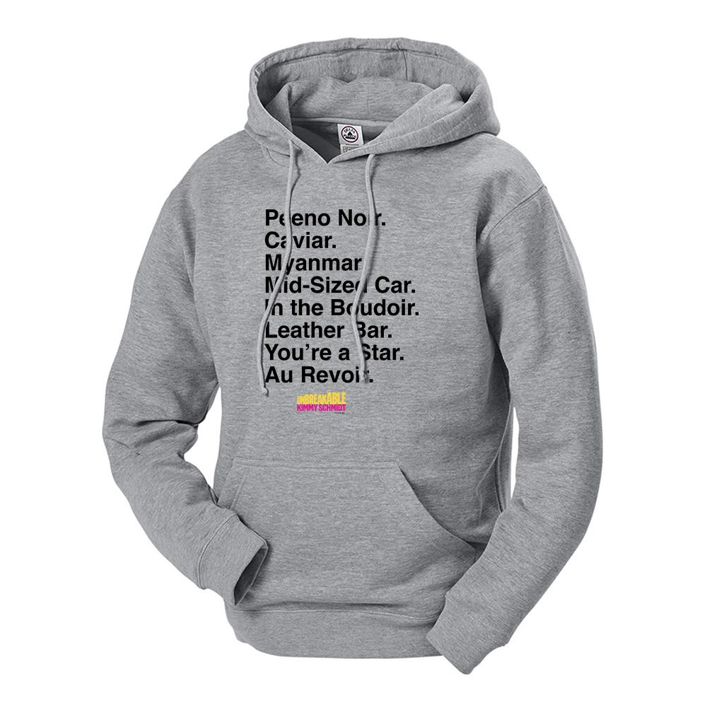 Unbreakable Kimmy Schmidt Titus Peeno Noir Hooded Sweatshirt