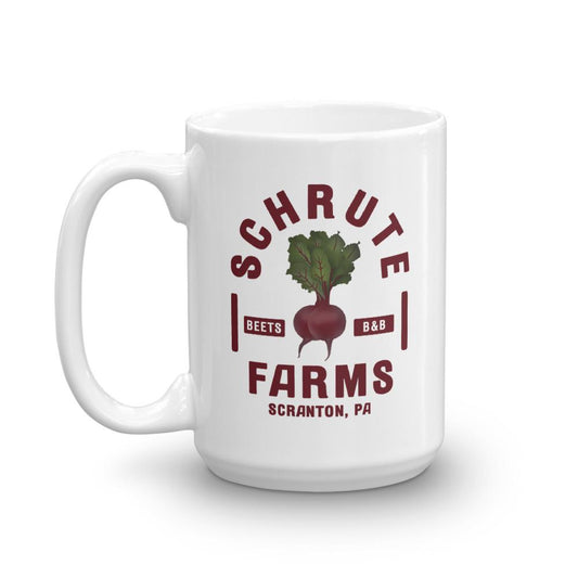 The Office Schrute Farms  White Mug-0