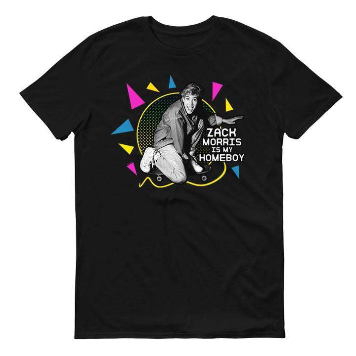 Saved By The Bell Zack Morris is my Homeboy Men's Short Sleeve T-Shirt