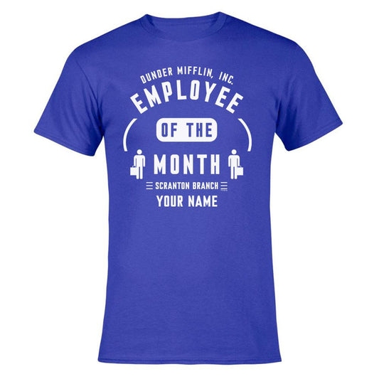 The Office Personalized Employee of the Month Men's Short Sleeve T-Shirt