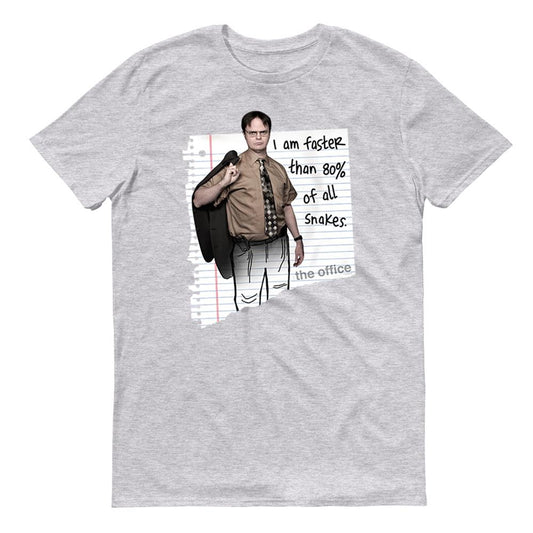 The Office Dwight Snakes Short Sleeve T-Shirt-0