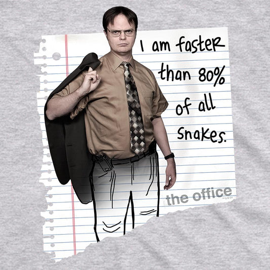 The Office Dwight Snakes Short Sleeve T-Shirt-1