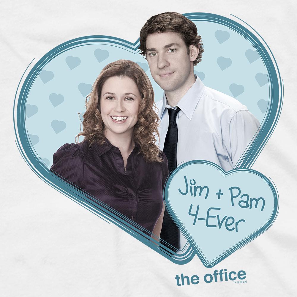 The Office Jim & Pam Forever Men's Short Sleeve T-Shirt