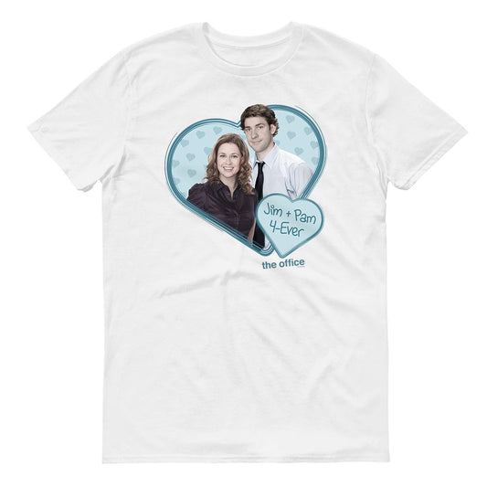 The Office Jim & Pam Forever Men's Short Sleeve T-Shirt