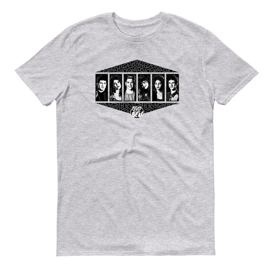 Saved By The Bell Black and White Cast Men's Short Sleeve T-Shirt