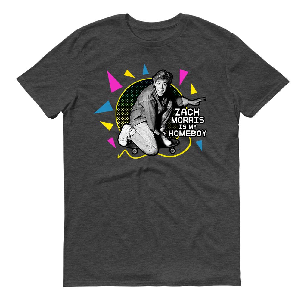 Saved By The Bell Zack Morris is my Homeboy Men's Short Sleeve T-Shirt