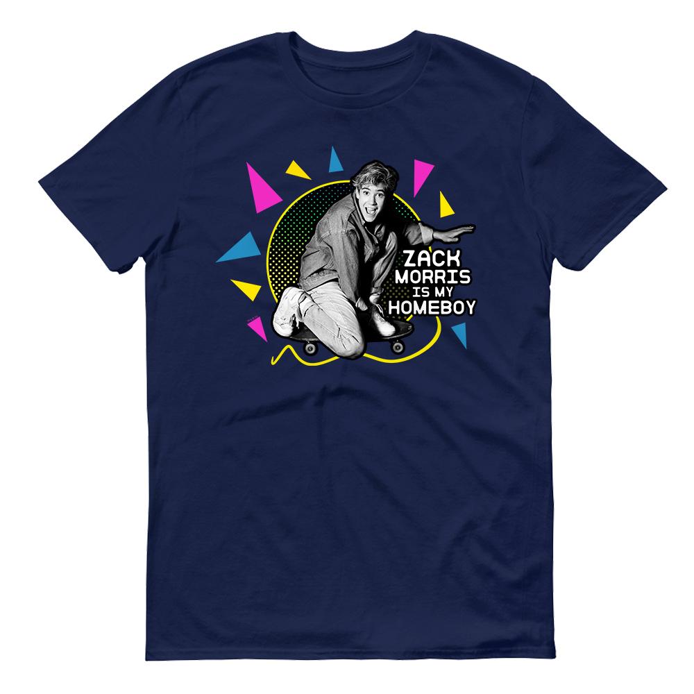 Saved By The Bell Zack Morris is my Homeboy Men's Short Sleeve T-Shirt