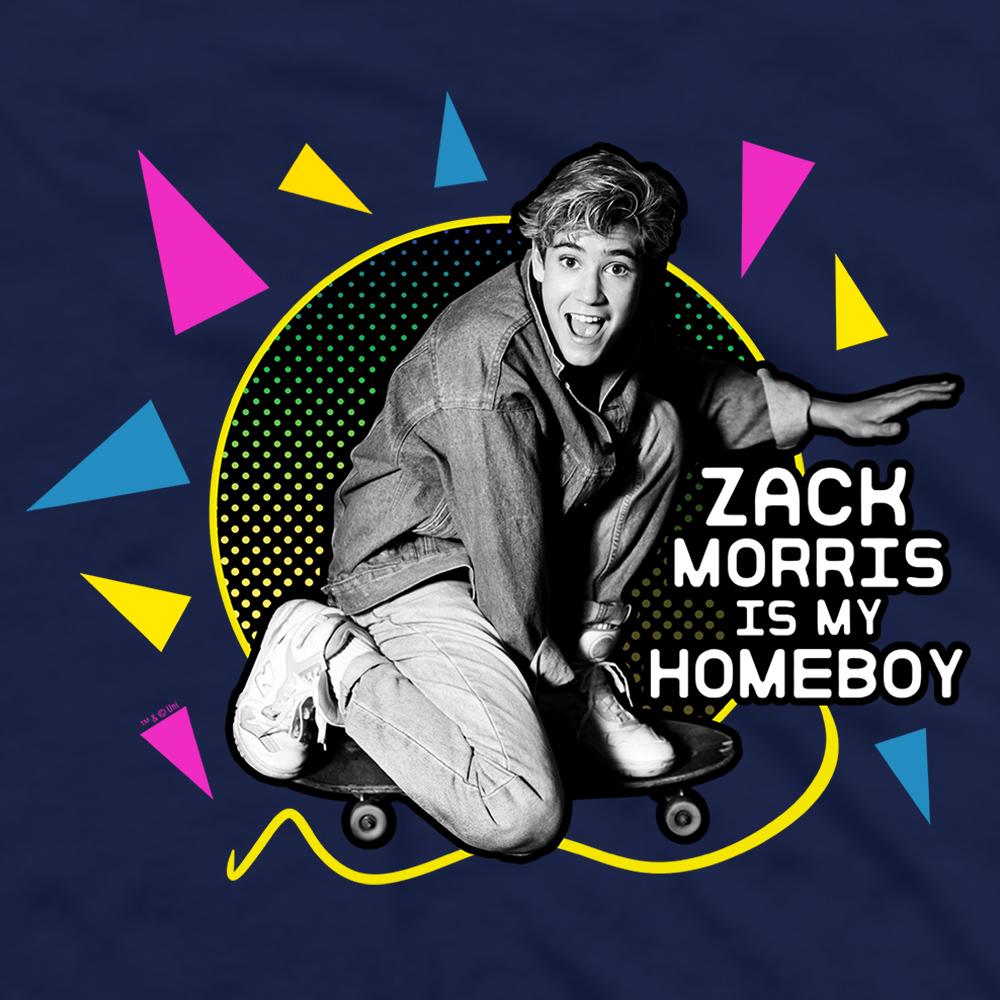 Saved By The Bell Zack Morris is my Homeboy Men's Short Sleeve T-Shirt
