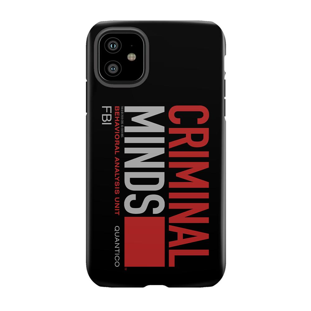 Criminal Minds BAU Quantico Tough Phone Case | Official CBS Entertainment Store