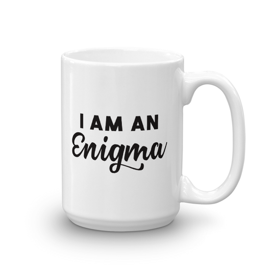 Unbreakable Kimmy Schmidt I am an Enigma White Mug-0