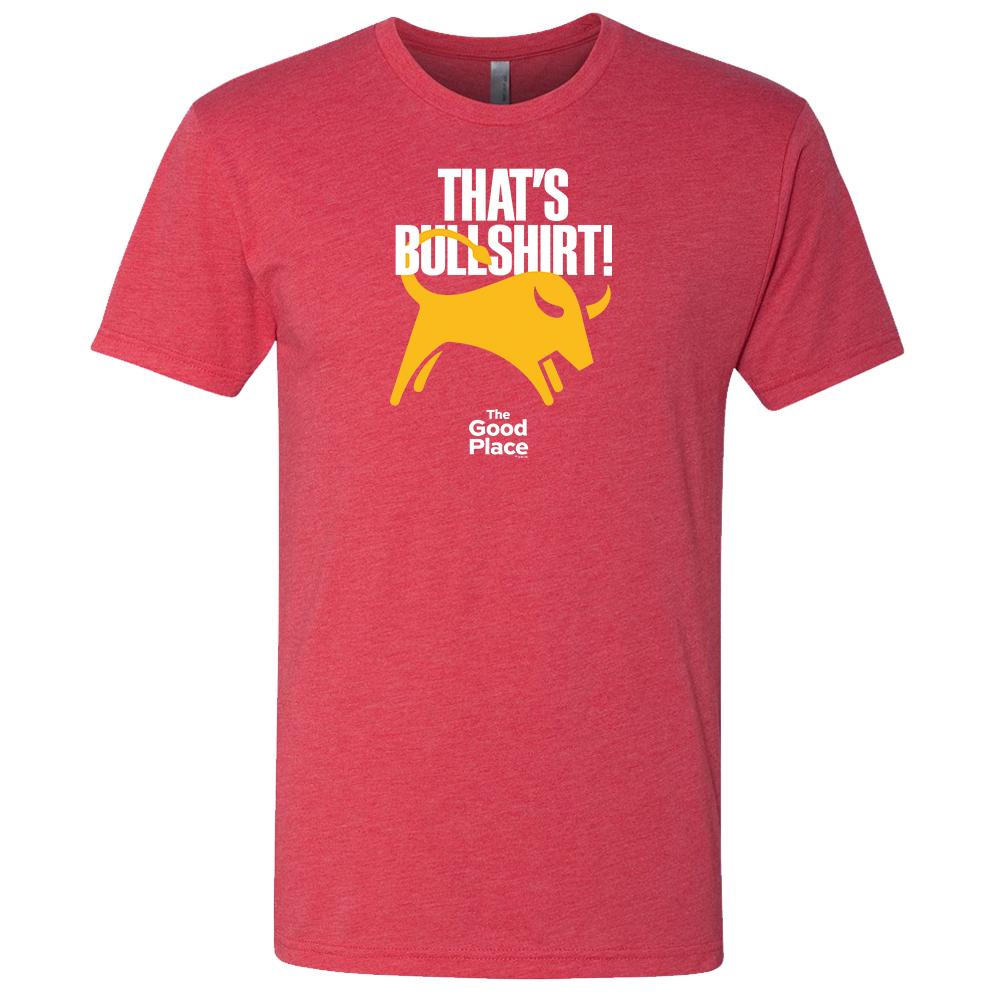 The Good Place That's Bullshirt Men's Tri-Blend Short Sleeve T-Shirt