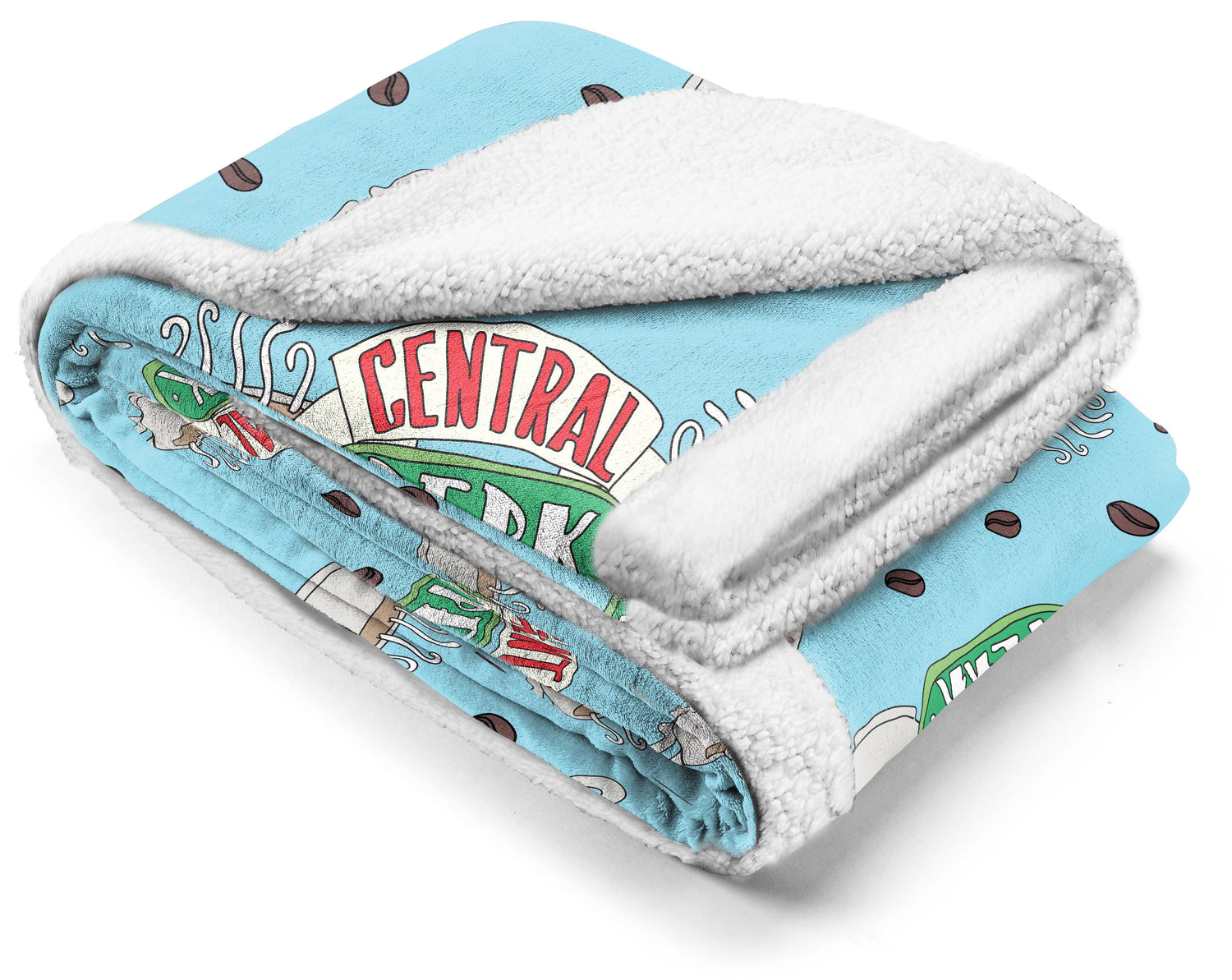 Friends Coffee Run Sherpa Blanket