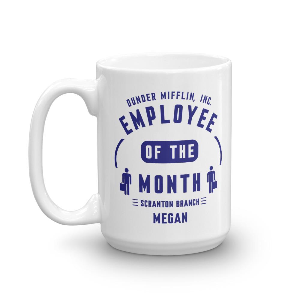 The Office Personalized Employee of the Month 15oz White Mug
