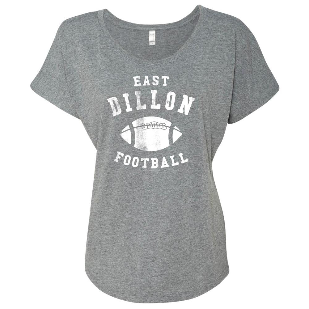 Friday Night Lights East Dillon Football Women's Tri-Blend Dolman T-Shirt