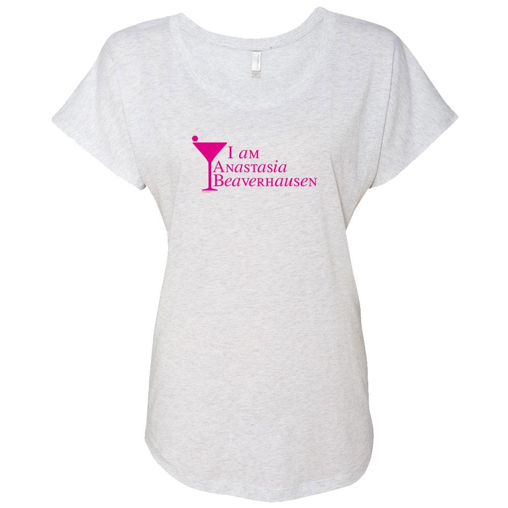 Will & Grace I am Anastasia Beaverhausen Women's Tri-Blend Dolman T-Shirt