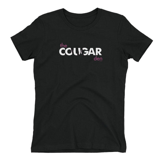 Saturday Night Live Cougar Den Logo Women's Short Sleeve T-Shirt-0