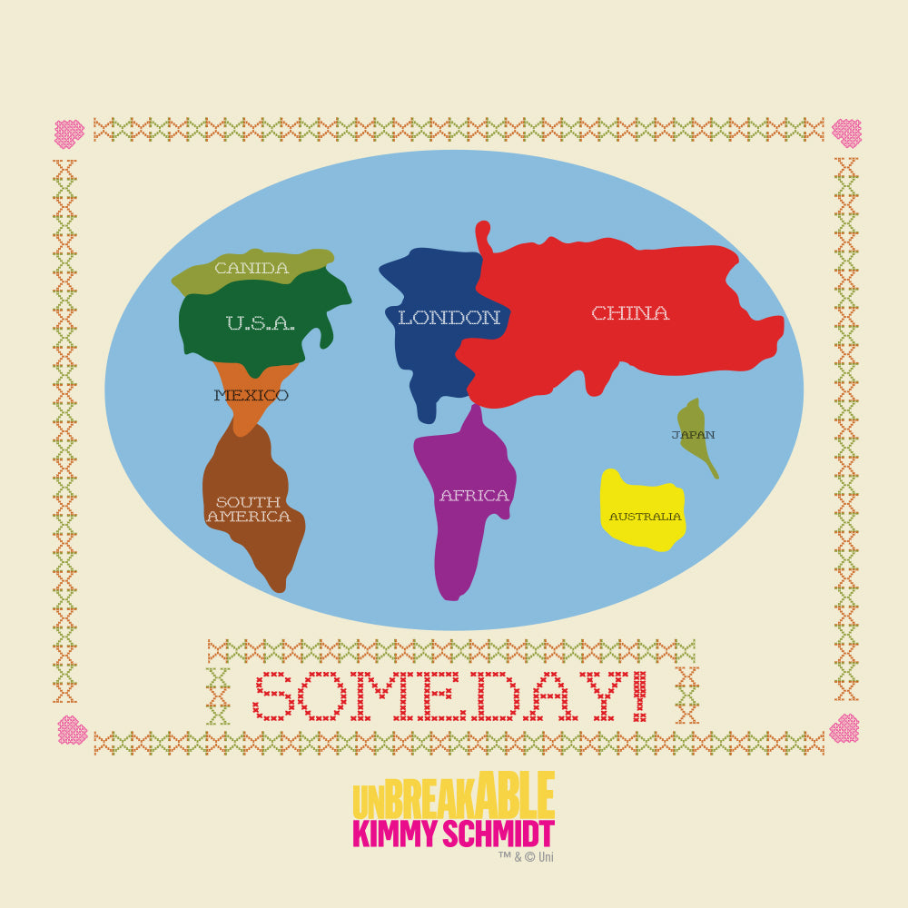 Unbreakable Kimmy Schmidt Someday Cross Stitch White Mug