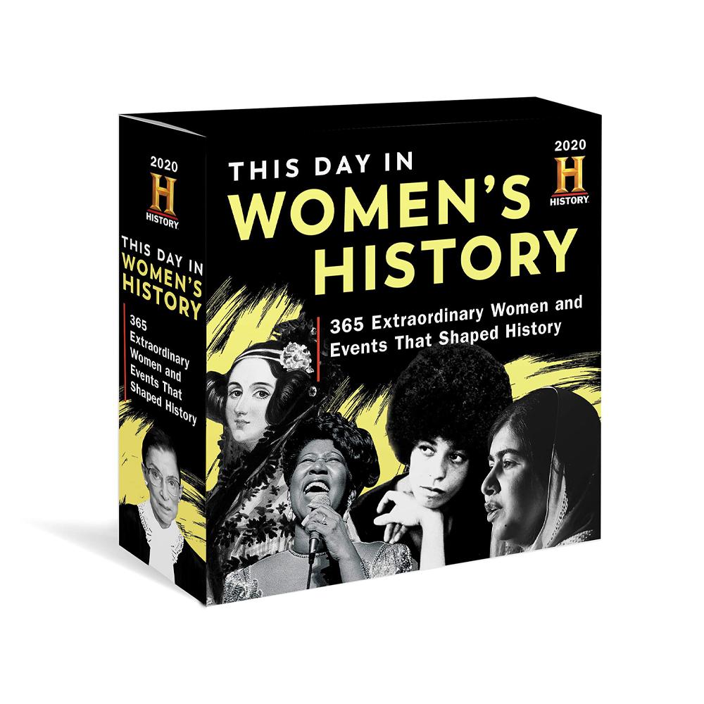 2021 History Channel This Day in Women's History Boxed Calendar