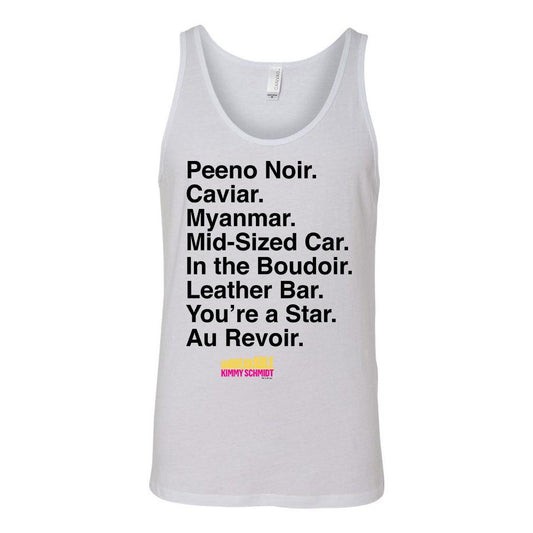 Unbreakable Kimmy Schmidt Titus Peeno Noir Tank Top