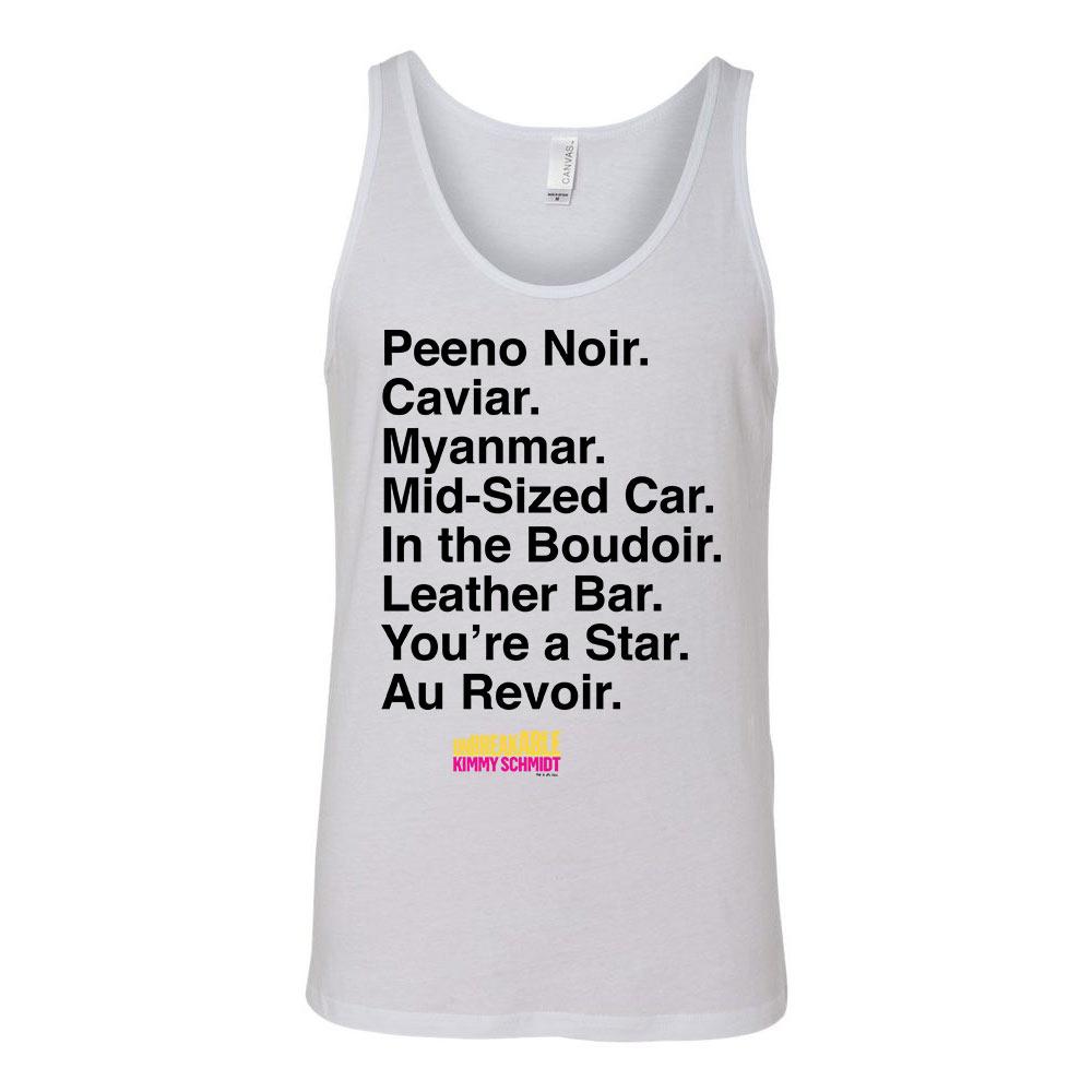 Unbreakable Kimmy Schmidt Titus Peeno Noir Tank Top