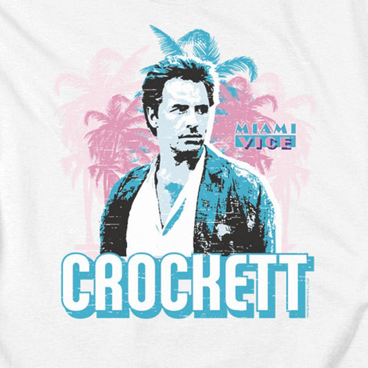 Miami Vice Crockett Short Sleeve T-Shirt-1