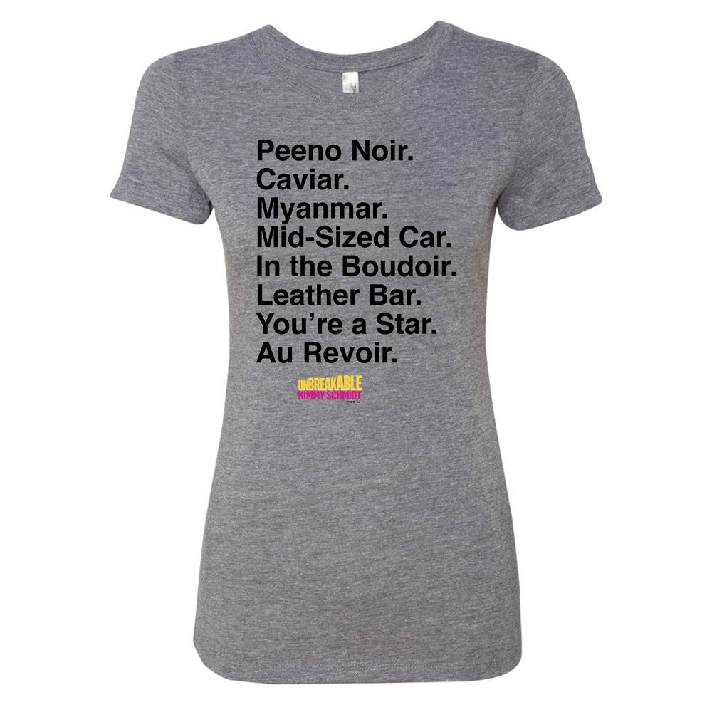 Unbreakable Kimmy Schmidt Titus Peeno Noir Women's Tri-Blend Short Sleeve T-Shirt