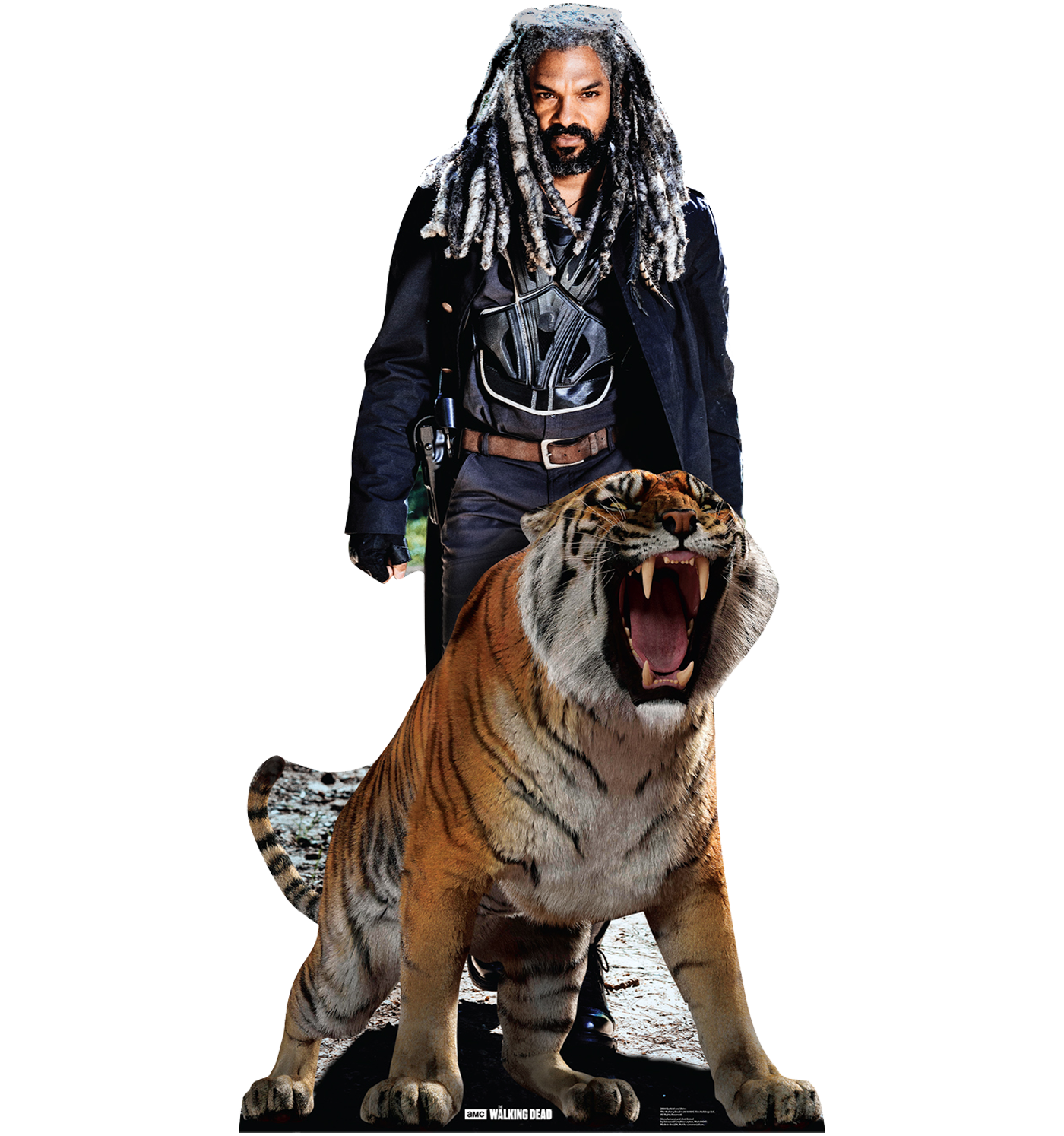 The Walking Dead Ezekiel and Shiva Cardboard Cut Out Standee