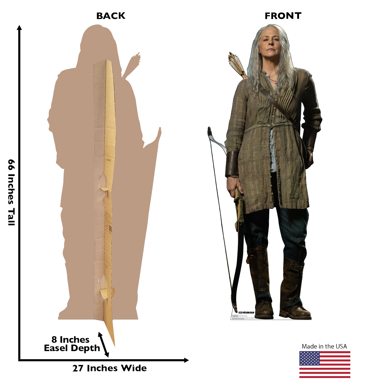 The Walking Dead Carol Cardboard Cut Out Standee