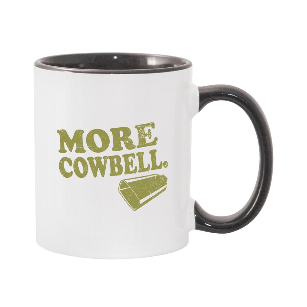 Saturday Night Live More Cowbell White and Black Mug