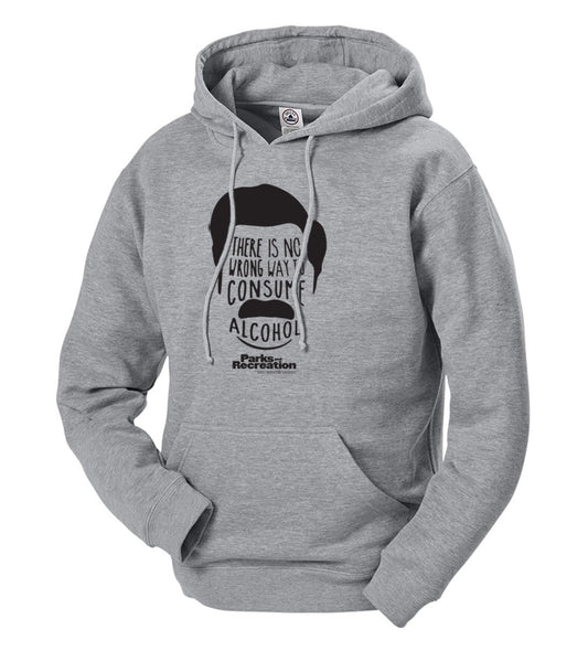 Parks and Recreation Ron Swanson Hooded Sweatshirt-0