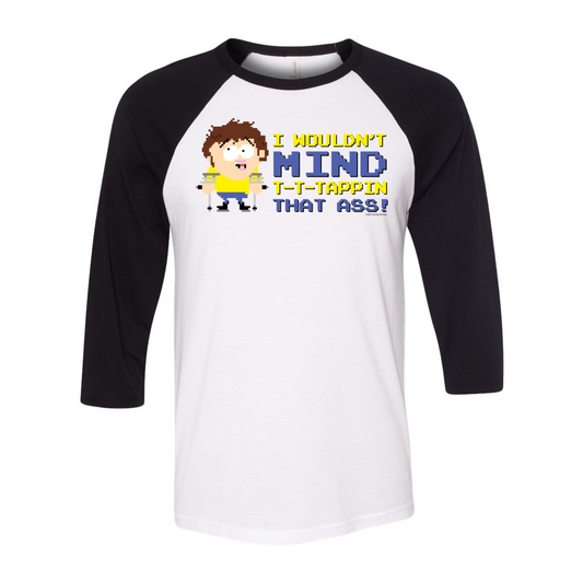 South Park I Wouldn't Mind Tappin Raglan Sleeve Baseball T-Shirt-0