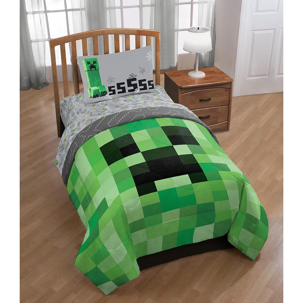 Minecraft Creeper Bed Set