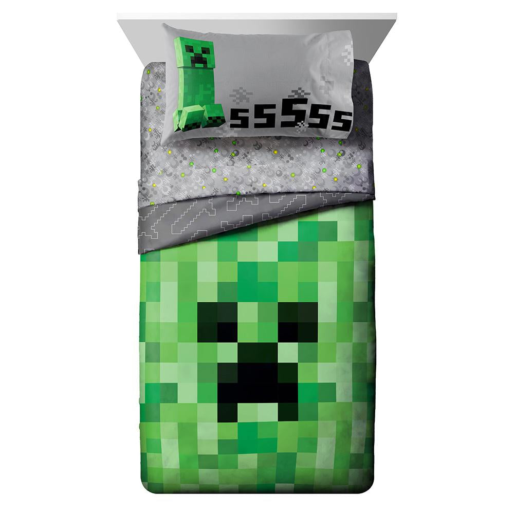 Minecraft Creeper Bed Set