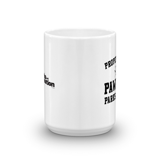 Parks and Recreation Property of Pawnee White Mug-1