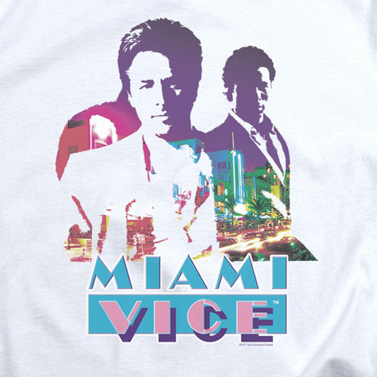 Miami Vice Crockett and Tubbs Women's Short Sleeve T-Shirt-1