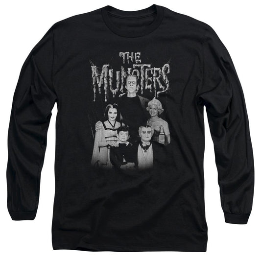 The Munster Family Portrait Long Sleeve T-Shirt-0