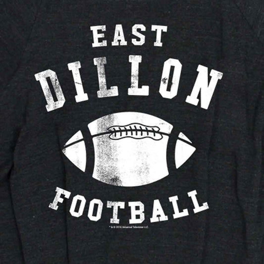 Friday Night Lights East Dillon Football Women's Tri-Blend Pullover Sweatshirt-1