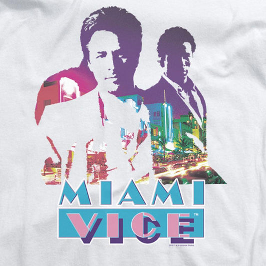 Miami Vice Crockett and Tubbs Long Sleeve T-Shirt-1